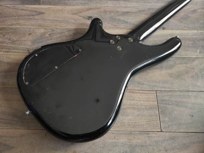 1989 Rockoon (by Kawai/Schaller) KRB-69A Active PJ Bass (Black