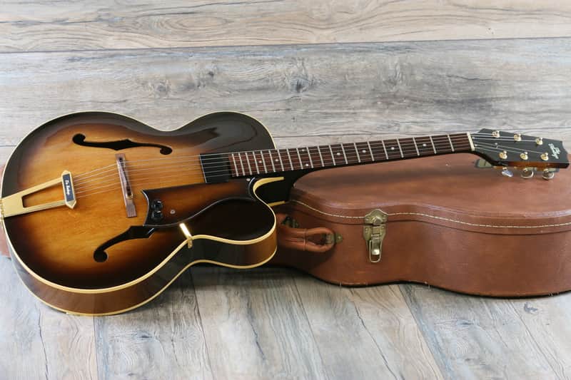 Vintage! 1986 Heritage Eagle Archtop Jazzbox Sunburst + Hard-Case image 1