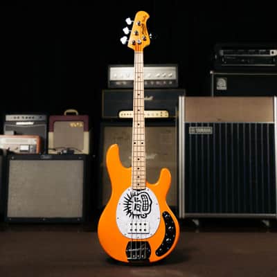 Sterling by Music Man Mike Herrera Artist Series StingRay Bass - Orange Creamsicle image 6
