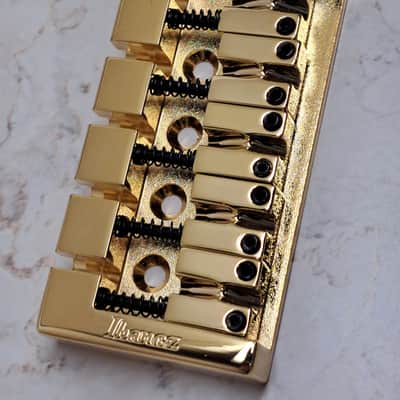 Ibanez EB10 2BB1EB10G5 5-String Bass Guitar Bridge- Gold Finish- NOS Unused- for use on DW835 Doug Wimbash Bass image 3