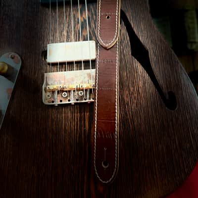 Blue Bell Straps Johnson OSTRICH LEG Strap Exotic Leather One of a Kind Exclusive Al’s Music Factory Collection 2026 - Mid Brown image 6