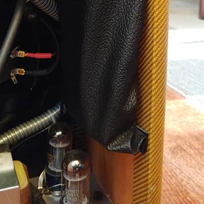 Custom Egnater Modified Fender Excelsior Lacquered Tweed Pine Cab image 7