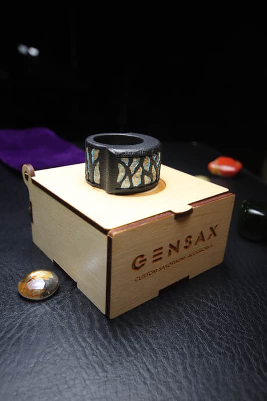 Gen Sax Epiphany Alto & Clarinete Metal Ring Ligature Fits Most Of Standart Hard Rubber Mouthpieces image 1