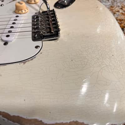 Relic Stratocaster Stratocaster 2025 - Olympic White Nitrocellulose Lacquer image 7