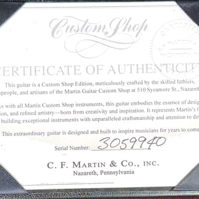 Martin Custom Shop D-28 Style - 1 11/16" #59940 (Empire Music Spec) image 12