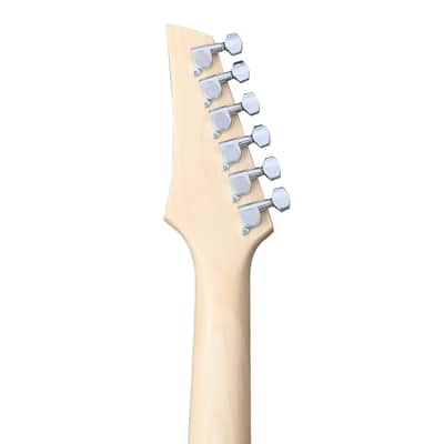 Cxxss 170 Model 39in Electric Guitar HSH Pickups Black complete starter kit suit for Hard Tiger-striped Black image 8