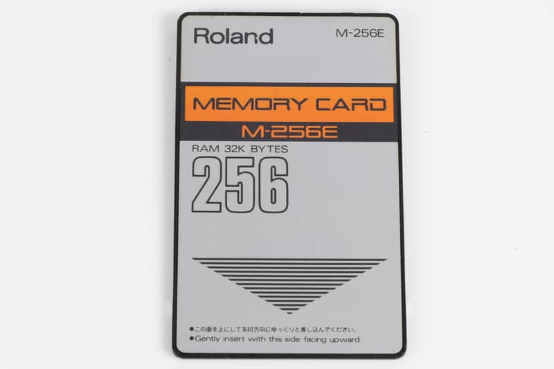 ROLAND M-256E RAM 32K BYTES Memory Card New Battery image 1
