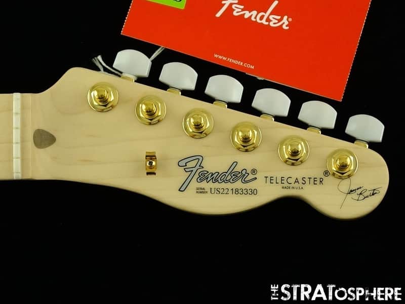USA Fender JAMES BURTON Telecaster Tele NECK + TUNERS Maple, Satin 60s image 1