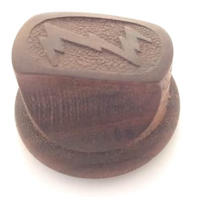 Zenith Large Pinch Solid Wood Reproduction Radio Knob- Antique Radio Repair image 2