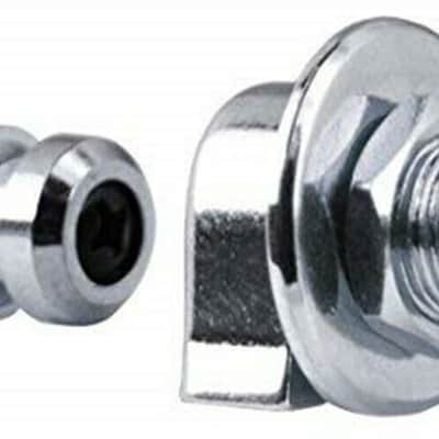 Grover GP800C Quick Release Strap Locks, Chrome (Set of 2) image 2