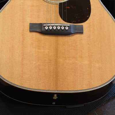 2023 Martin OM-28 Modern Deluxe Acoustic Guitar Natural + HSC image 5