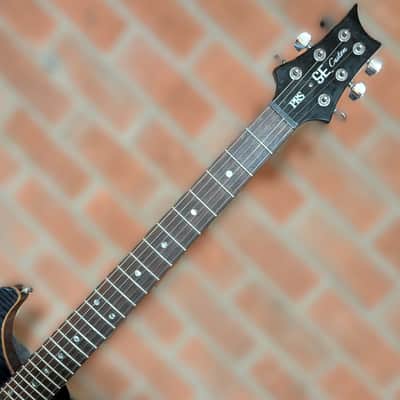 PRS SE Custom 24 2013 - Gray Black Flame top image 6