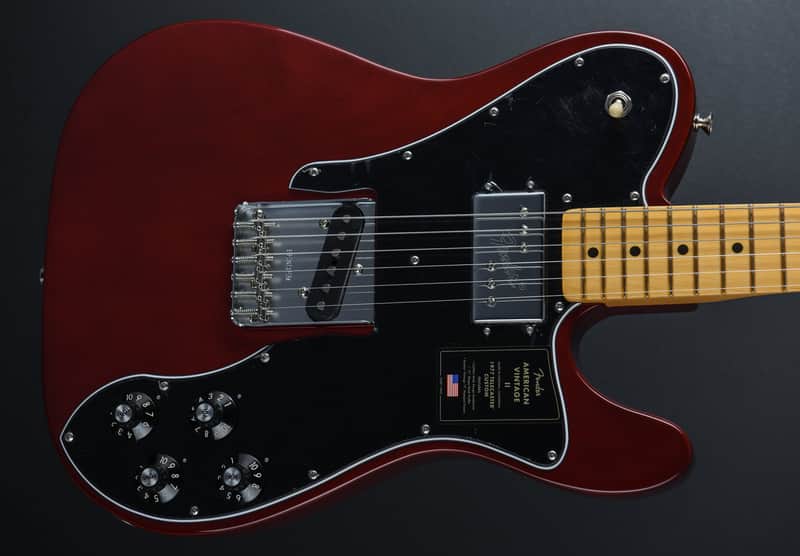 Fender American Vintage II 1977 Telecaster Custom - Wine w/Maple imagen 1
