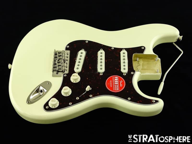 Fender Squier Classic Vibe 70s Strat LOADED BODY, 1970s Olympic White image 1