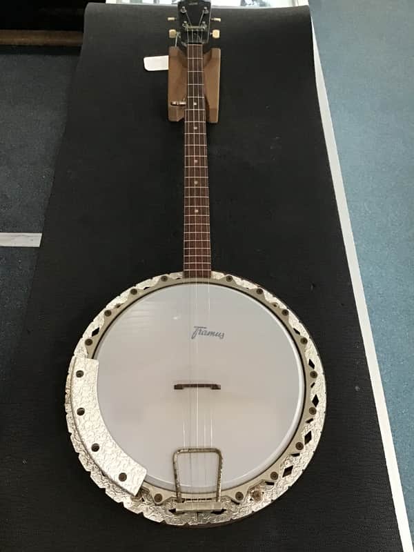 Framus TEXAN 5 STRING BANJO Vintage - BROWN/ SILVER image 1