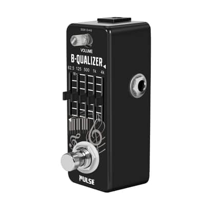 Pulse Technology B-Qualizer PT-17B Mini Bass Guitar 5-Band Graphic Equalizer EQ image 3