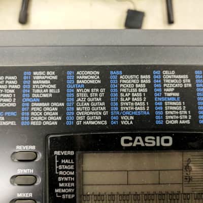 90’s Casio CTK-611 Keyboard, 61 Keys, Touch Sensitive, Drums, MIDI, Polyphonic image 8