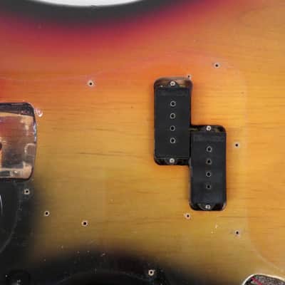 1973 Fender Precision Bass Left Handed - Sunburst Lefty Bass image 19
