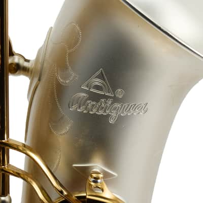 Antigua Winds Model AS4248SQ 'Powerbell' Alto Saxophone in Satin Silver image 2