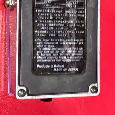 Vintage 1980’s Boss BF-2 Flanger  (black Label)  1984 - 1990 - Purple made in japan image 3