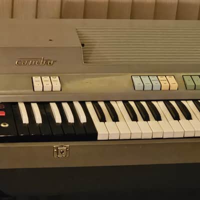 Farfisa Combo Compact 61-Key Organ 1964 - 1968 - Gray with Black-White / White-Black Keys image 13