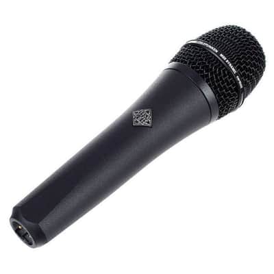 Telefunken M80 Black Dynamic Handheld Vocal Microphone with On-Stage MS7701B Boom Microphone Stand and Professional Grade XLR Cable image 3