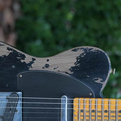 Fender Custom Shop Masterbuilt Austin Macnutt '52 Telecaster - Heavy Relic - Black image 4