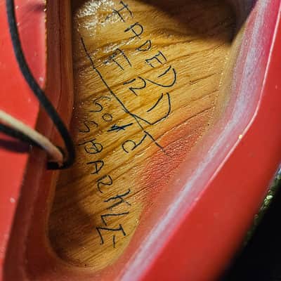 Fender Limited Edition Wildwood 10 Custom Shop 1957 Stratocaster 2017 - Faded Fiesta Red over Gold Sparkle image 12