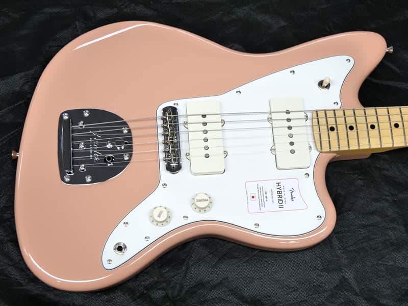 Fender Made in Japan Hybrid II Jazzmaster MN SN:5976 ≒3.65kg 2021 Flamingo Pink image 1