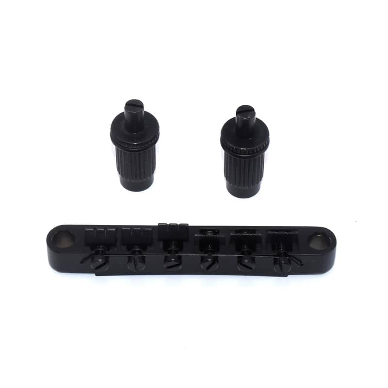 KD By AxLabs 12-String Tune-O-Matic Bridge & Stop Tailpiece - Satin Black image 1