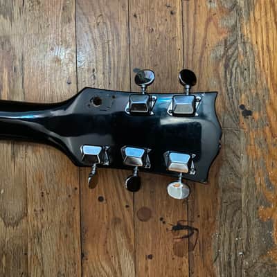 MIJ Les Paul custom  1970’s Ebony and chrome image 4