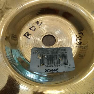 Zildjian Oriental Trash Crash 20" - with rivets - dated 2014 + VIDEO image 5
