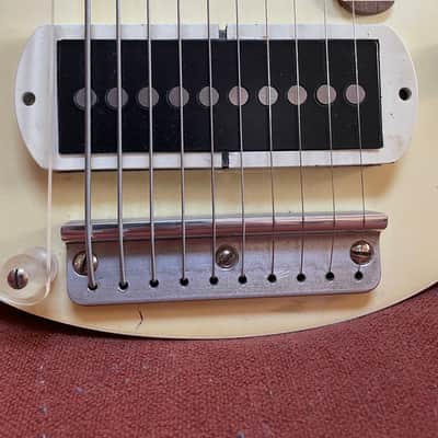 Epiphone Eddie Alkire E Harp 10-String Lap Steel, 1940s White image 5
