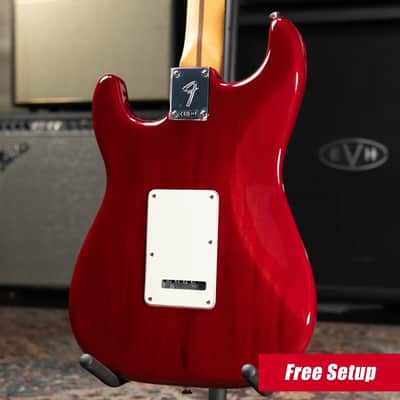 Fender Player II Stratocaster Electric Guitar - Transparent Cherry Burst image 2