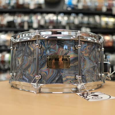 Pork Pie 6.5x14" Maple Snare Drum w/ Tube Lugs (Abalone Pearl) image 3