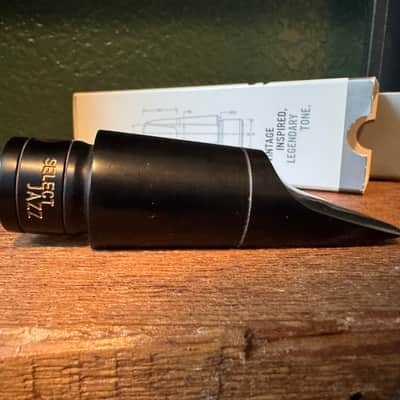 D'Addario MKS-D7M Select Jazz Tenor Saxophone Mouthpiece - D7M 2010s - Black image 3