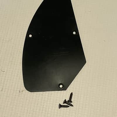 2000's Indonesian Ibanez RG Series Lefty LH Guitar Black Factory Control Electronics Cavity Backplate image 1