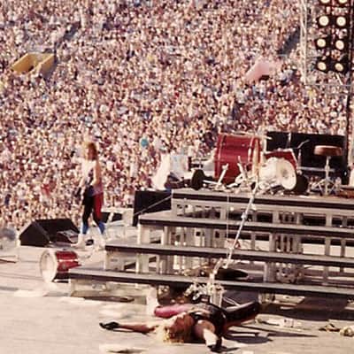 "Wild" Mick Brown's Dokken, Custom 1980s Tama Artstar II 4-Piece Set. 26", 18", 16", 14". image 7