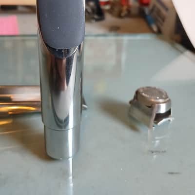 Lawton 8B Metal Alto Mouthpiece - Stainless Steel image 4