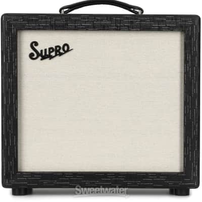 Supro 1614RT Amulet 1 x 12-inch 15-watt Tube Combo Amp - Black Scandia (Amulet12Cd2) image 2