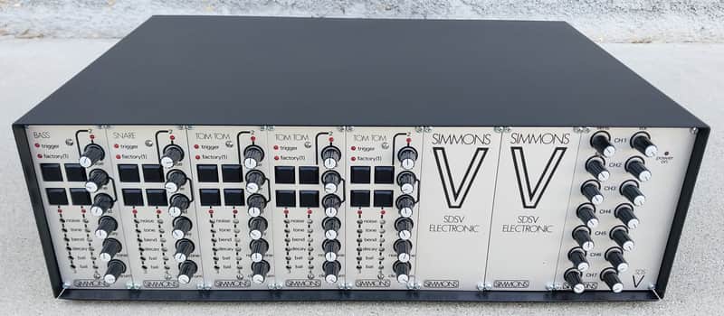 Simmons SDSV w/Tubbutec uniPulse Midi - Analog Drum Synthesizer - Pro-serviced w/Restoration #2 image 1