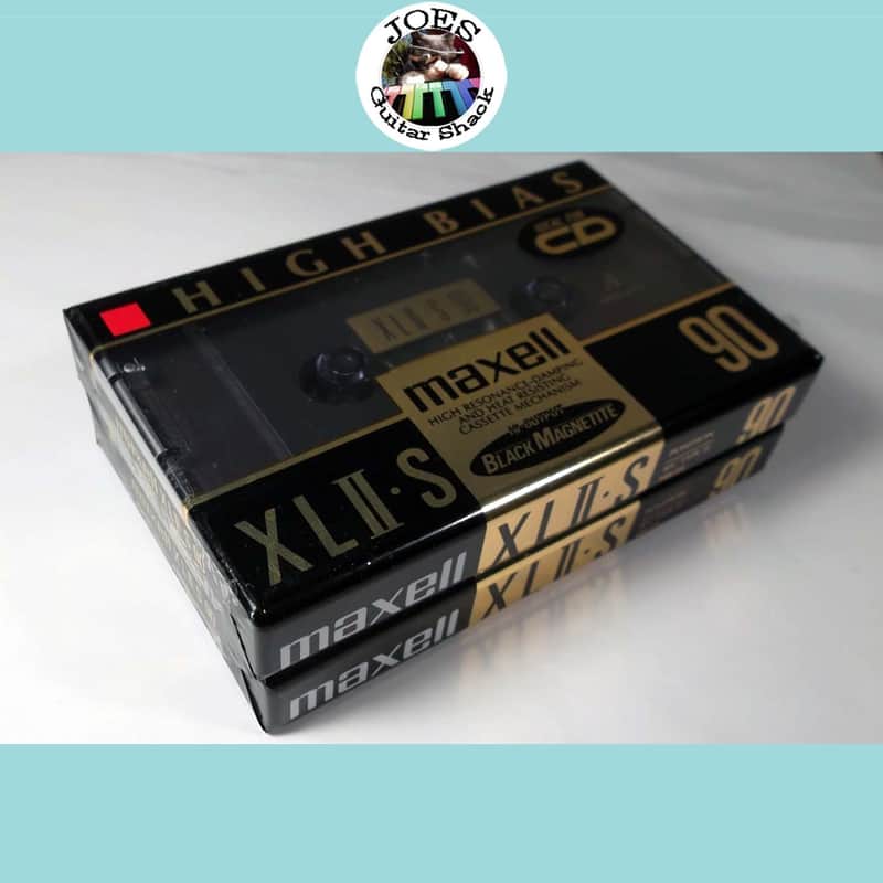 2-1992 Maxell XLII-S 90 Gold Type II Made in Japan CR02 High Position Cassette Tape CD 90 Mins New Sealed NOS - Will Combine Shipping! image 1