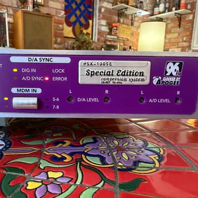 Apogee PSX-100 Rare LIMITED EDITION 2-Channel 24-Bit 96kHz A/D-D/A Converter 2000s - Purple image 2