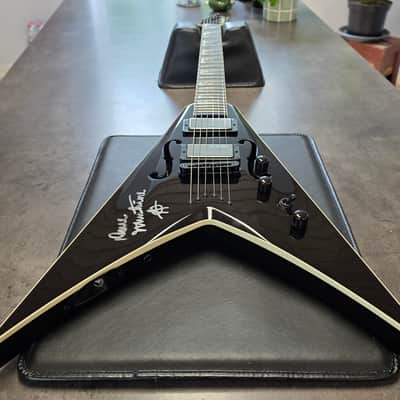 Dave Mustaine's Artist Owned NAMM 2016 Dean Stradivarius VMNT Flying King V F-Hole Signed MEGADETH Tour Guitar personally owned for years by DAVE MUSTAINE image 1