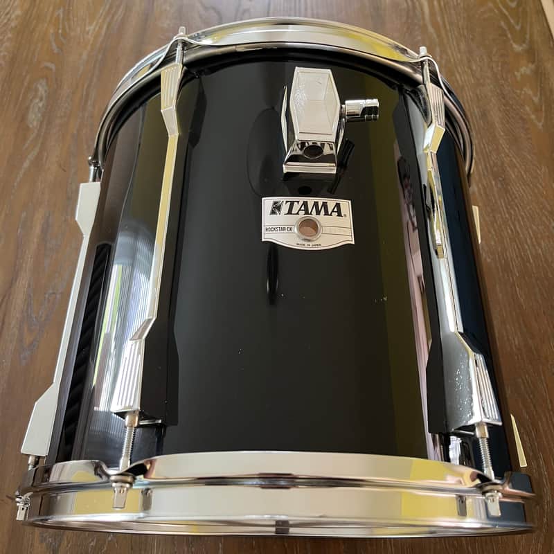 Tama Rockstar DX 13" x 12" Rack Tom Black Japan Evans Free Shipping image 1