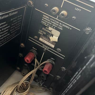 Harman Kardon Citation Sixteen 16 Power Amp image 6