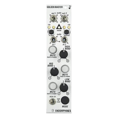 Endorphin.es Golden Master Eurorack Multi Band Compressor Module (Silver) image 4