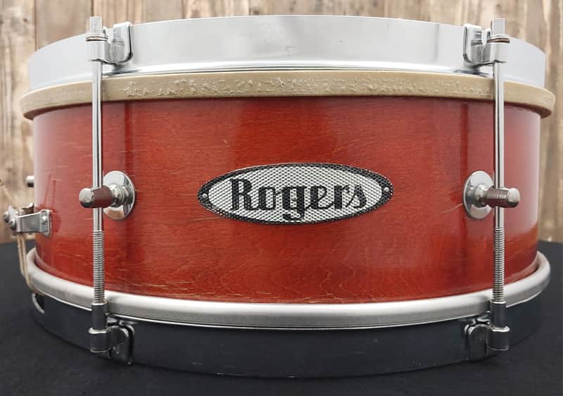 60's Rogers Cleveland 14"x5" Natural Banner Model 6-Ply Jasper Maple Snare Drum image 1