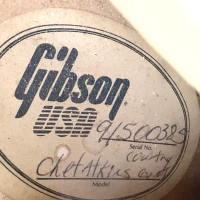 1990 Gibson Chet Atkins Country Gentleman – Ebony image 12