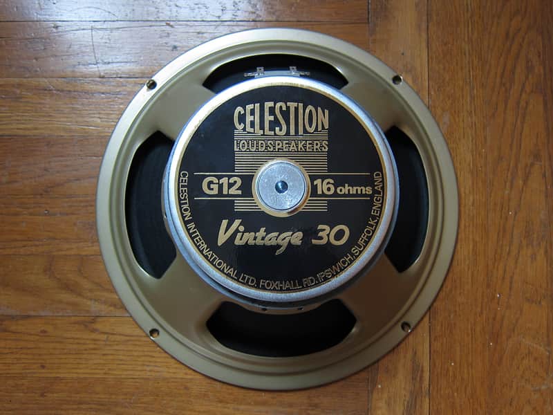Celestion Vintage 30 Speaker - Made in UK - T4416B - 444 Cone - 16 ohm - MINT! image 1